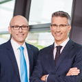 Prof. Dr. Klaus-Michael Ahrend und Dr. Markus Hoschek, HEAG Vorstand